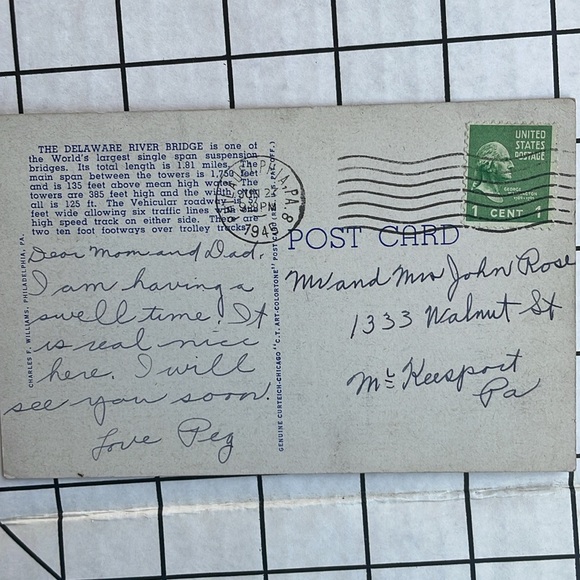 Vintage postcards (3) postmarked 1937, 1945:'Maid of the Mist', J.S. Steamer - Picture 12 of 12